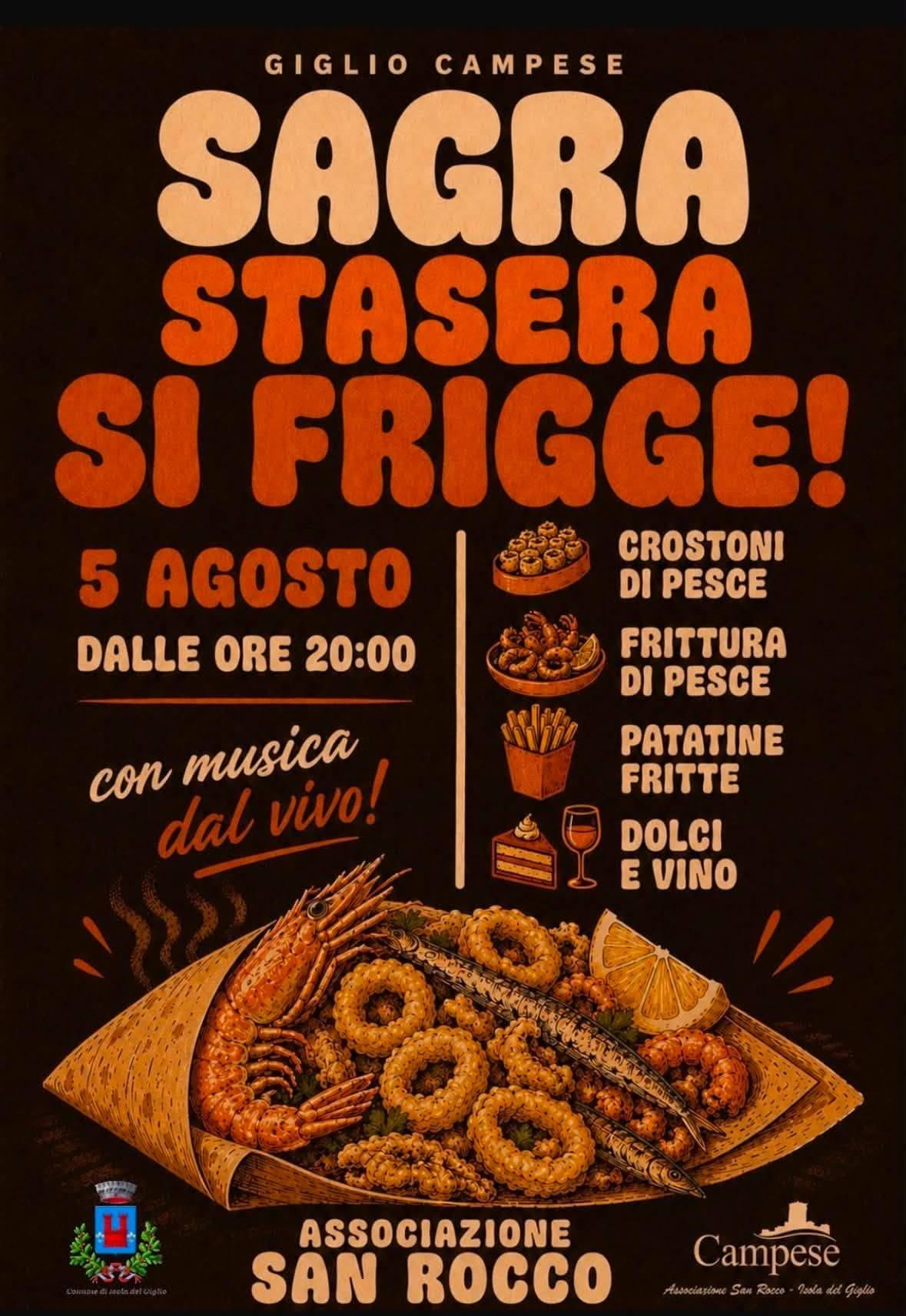 Stasera si frigge