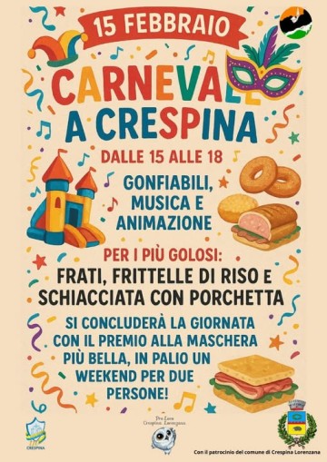 Carnevale per le vie di Crespina