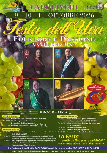 Festa dell'Uva — Evento a Capoliveri, Livorno