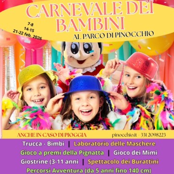 Il Carnevale dei Bambini al Parco di Pinocchio