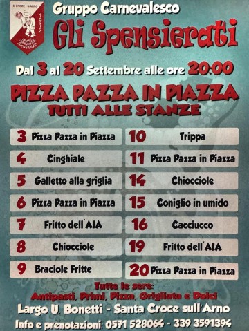 Pizza Pazza in Piazza