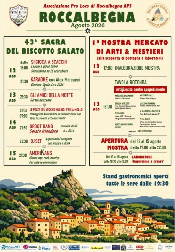 Sagra del Biscotto Salato e Prima Mostra Mercato delle Arti e dei Mestieri