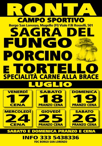 Sagra del Fungo Porcino e Tortello a Ronta