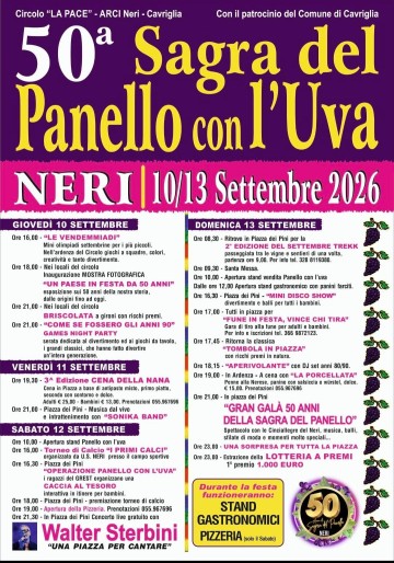Sagra del Panello con l'Uva