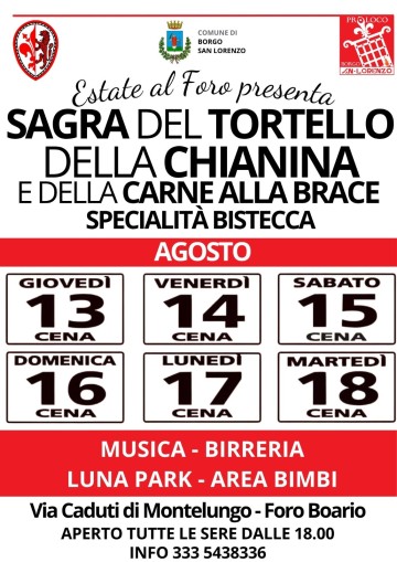 Sagra del Tortello, della Chianina e della Carne alla Brace