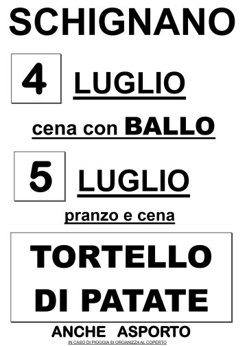 Sagra del Tortello di Patate