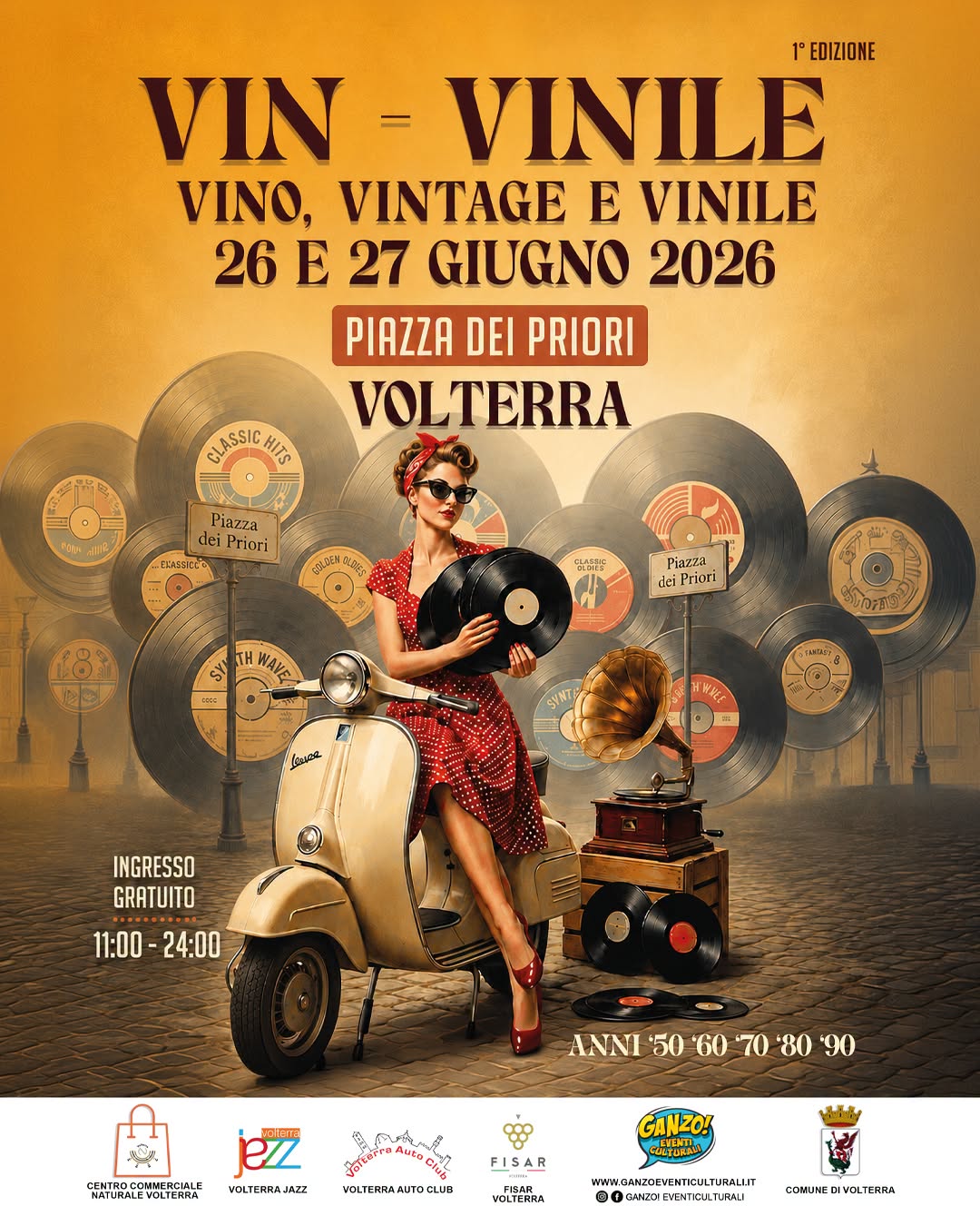 Vin-Vinile. Vino, Vintage e Vinile